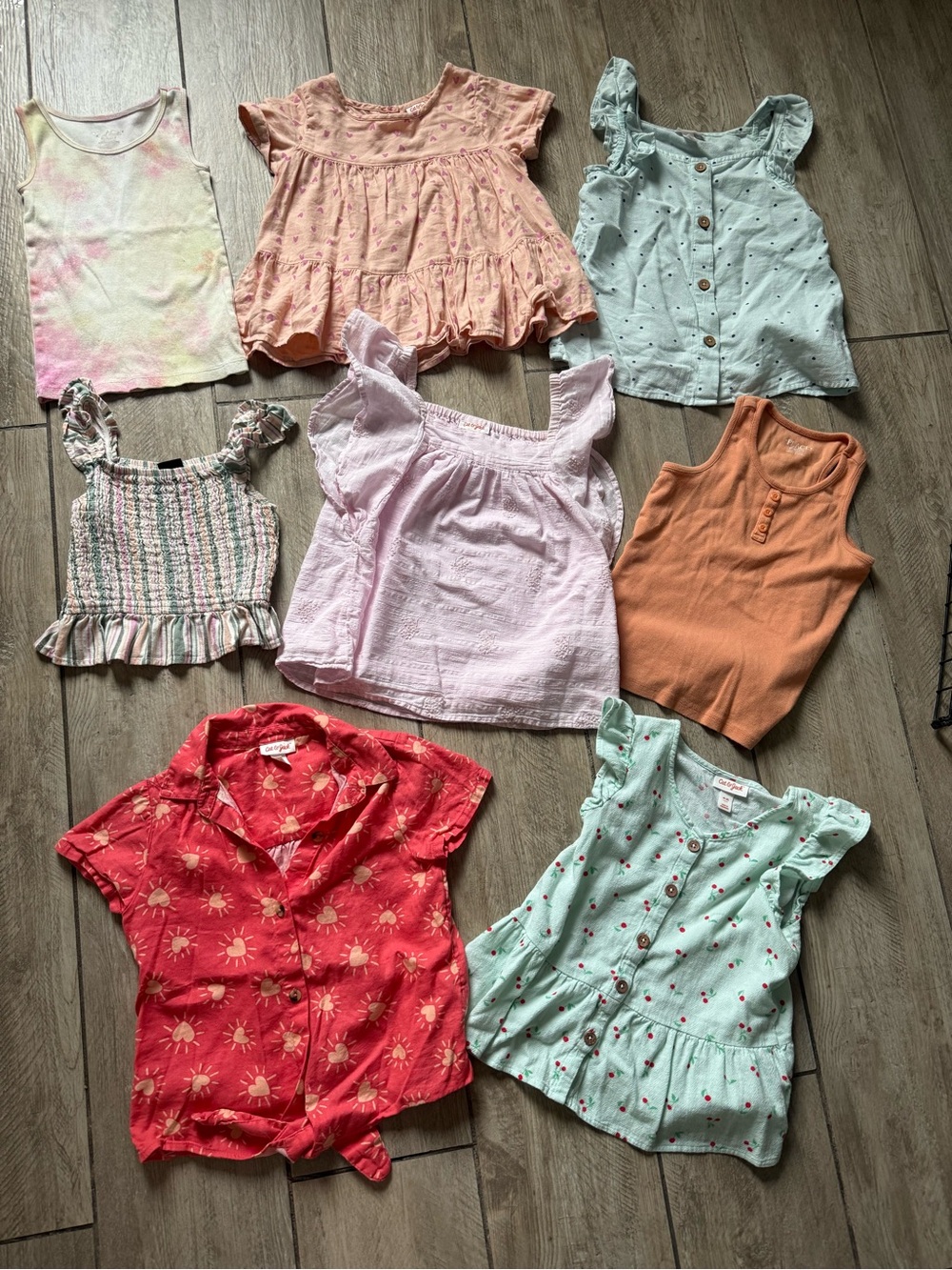 Girls 8 pack shirt bundle